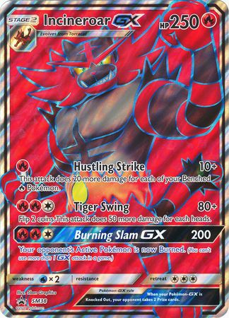 Incineroar GX (SM38) (Jumbo Card) [Sun & Moon: Black Star Promos] | Silver Goblin