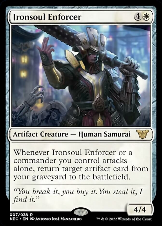 Ironsoul Enforcer [Kamigawa: Neon Dynasty Commander] | Silver Goblin