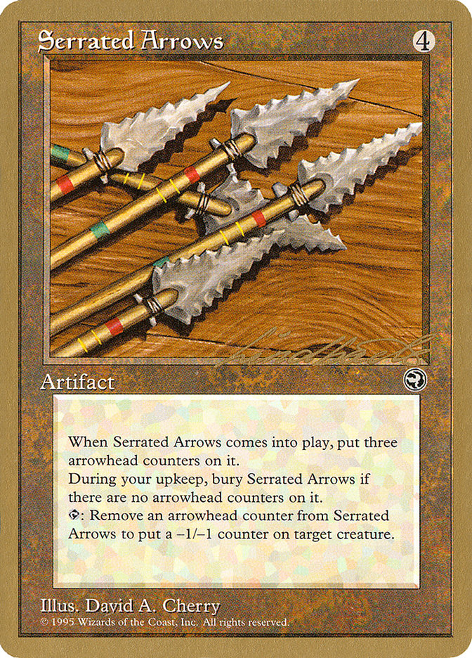 Serrated Arrows (Leon Lindback) [Pro Tour Collector Set] | Silver Goblin