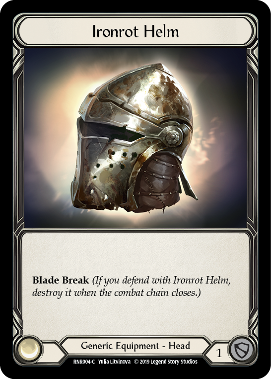 Ironrot Helm [RNR004-C] (Rhinar Hero Deck)  1st Edition Normal | Silver Goblin