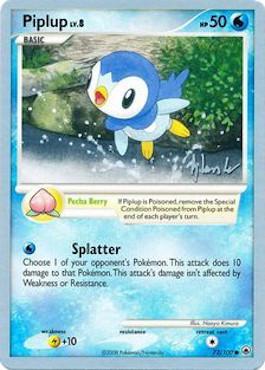 Piplup LV.8 (72/100) (Empotech - Dylan Lefavour) [World Championships 2008] | Silver Goblin