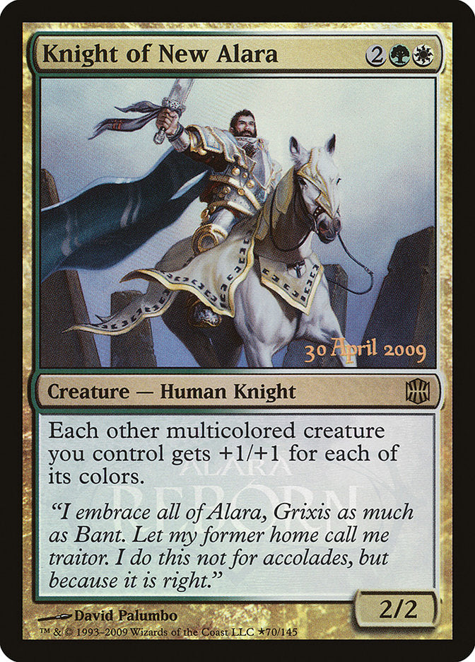Knight of New Alara (Launch) [Alara Reborn Promos] | Silver Goblin