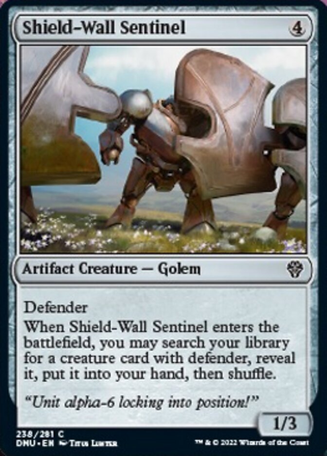 Shield-Wall Sentinel [Dominaria United] | Silver Goblin
