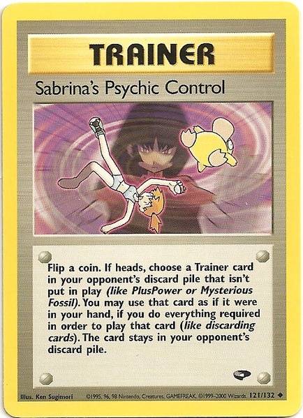 Sabrina's Psychic Control (121/132) [Gym Challenge Unlimited] | Silver Goblin