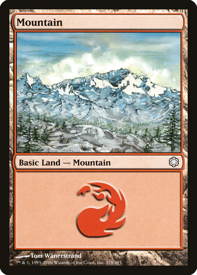 Mountain (378) [Coldsnap Theme Decks] | Silver Goblin