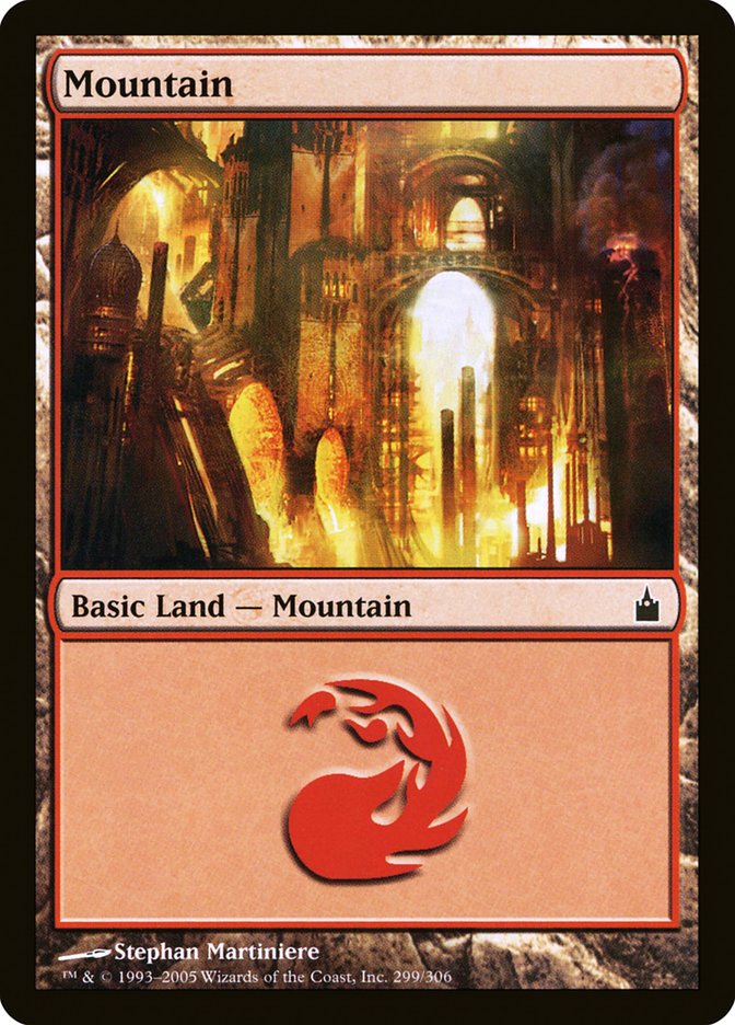 Mountain (299) [Ravnica: City of Guilds] | Silver Goblin