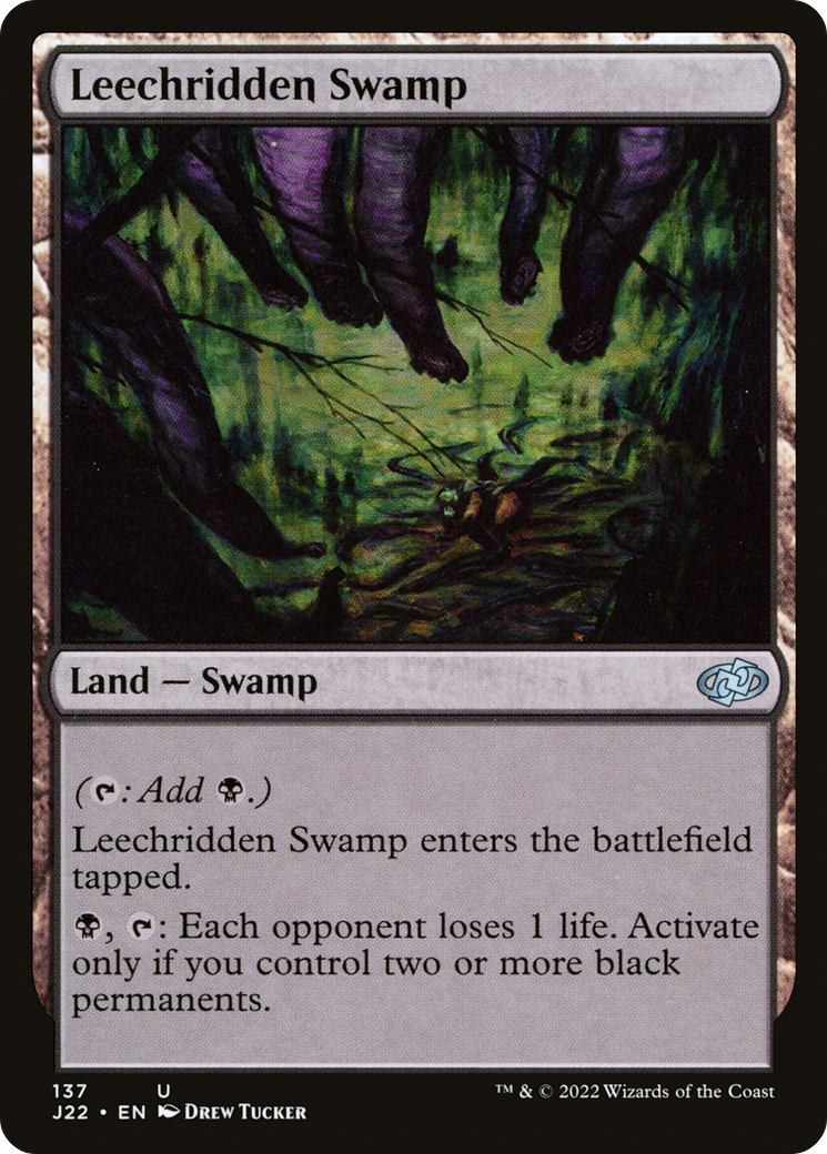 Leechridden Swamp [Jumpstart 2022] | Silver Goblin