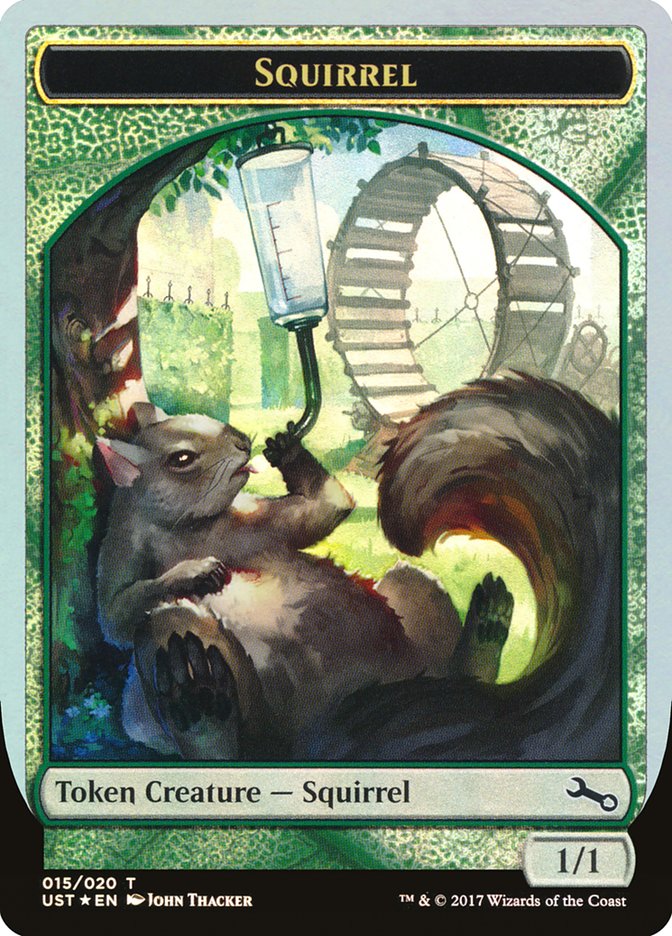 Squirrel Token [Unstable Tokens] | Silver Goblin