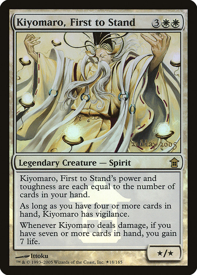 Kiyomaro, First to Stand [Saviors of Kamigawa Promos] | Silver Goblin