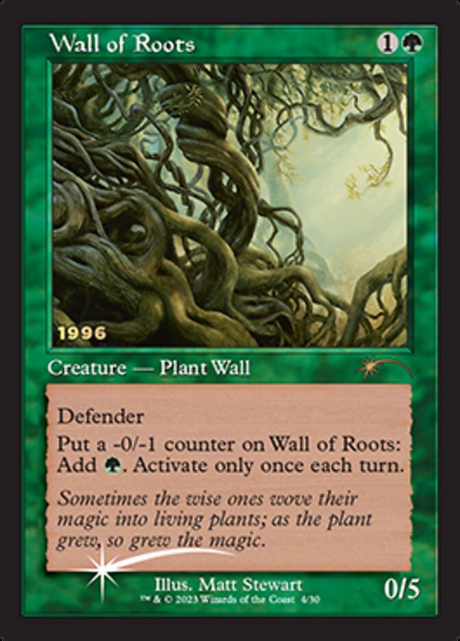 Wall of Roots [30th Anniversary Promos] | Silver Goblin