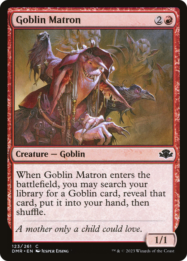 Goblin Matron [Dominaria Remastered] | Silver Goblin