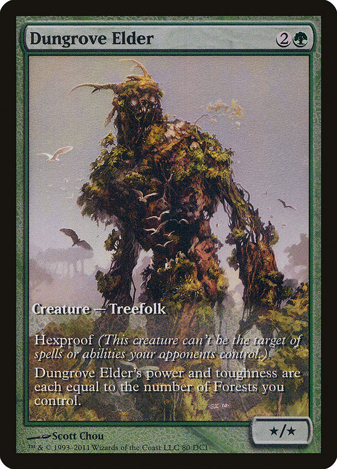 Dungrove Elder (Extended Art) [Magic 2012 Promos] | Silver Goblin