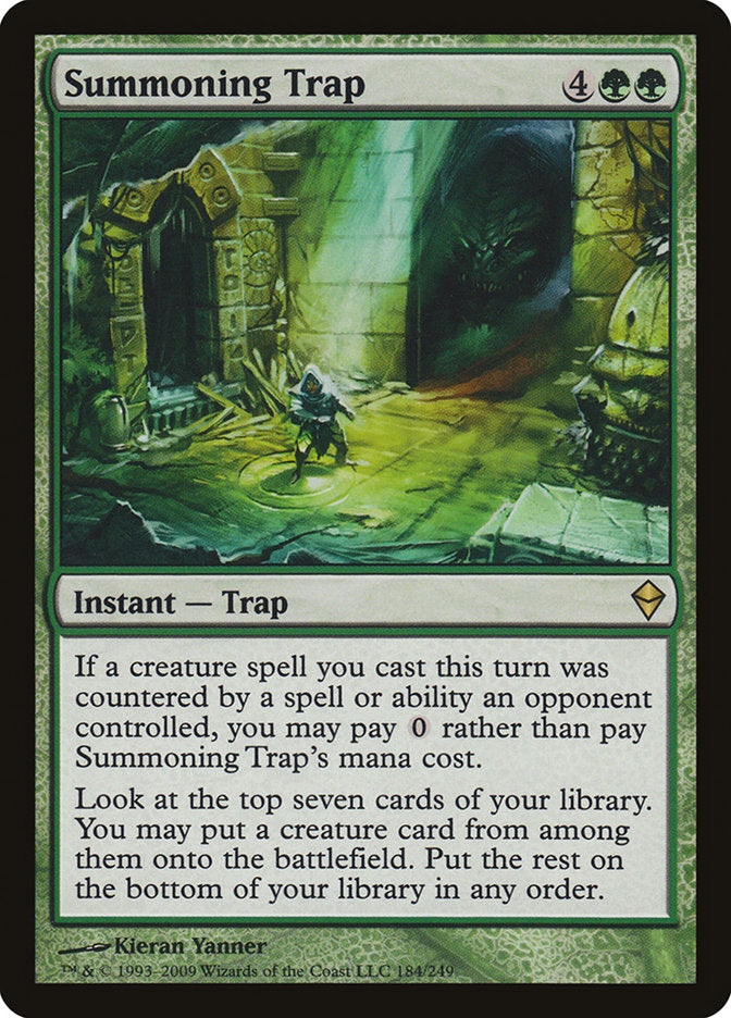 Summoning Trap [Zendikar] | Silver Goblin