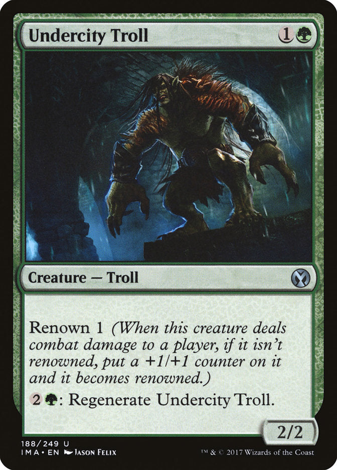 Undercity Troll [Iconic Masters] | Silver Goblin