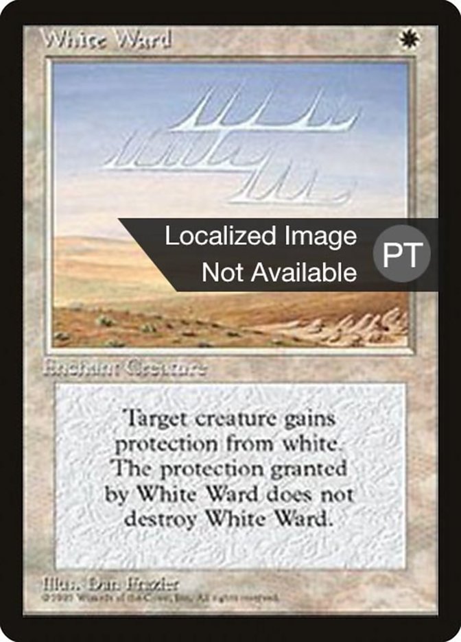 White Ward [Fourth Edition (Foreign Black Border)] | Silver Goblin