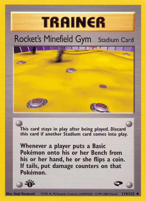 Rocket's Minefield Gym (119/132) [Gym Challenge 1st Edition] | Silver Goblin