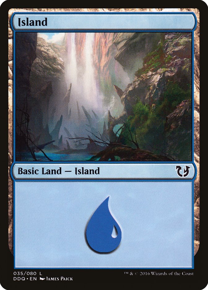 Island (35) [Duel Decks: Blessed vs. Cursed] | Silver Goblin