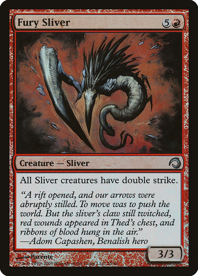 Fury Sliver [Premium Deck Series: Slivers] | Silver Goblin