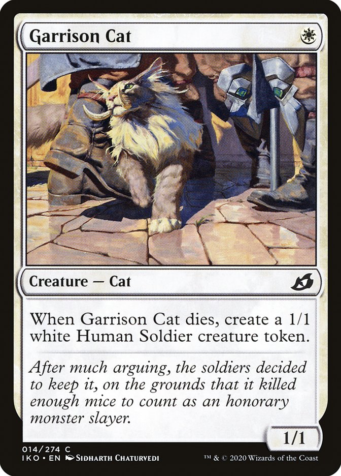 Garrison Cat [Ikoria: Lair of Behemoths] | Silver Goblin