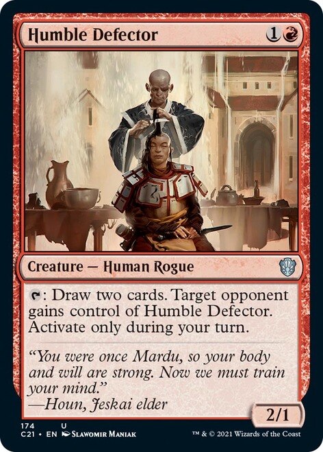 Humble Defector [Commander 2021] | Silver Goblin