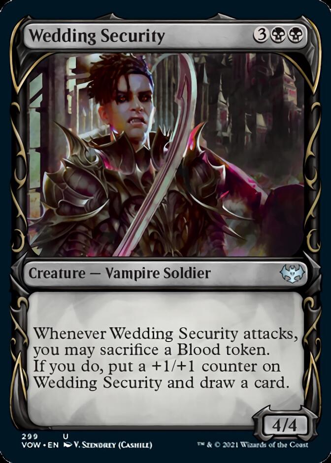 Wedding Security (Showcase Fang Frame) [Innistrad: Crimson Vow] | Silver Goblin