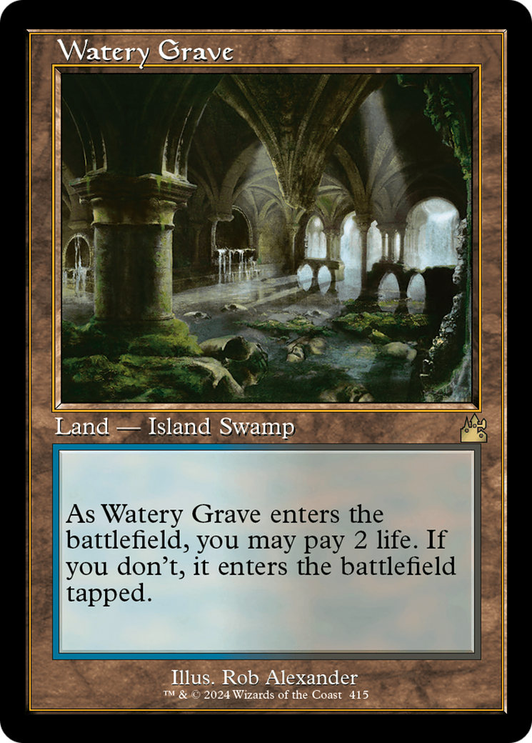 Watery Grave (Retro) [Ravnica Remastered] | Silver Goblin