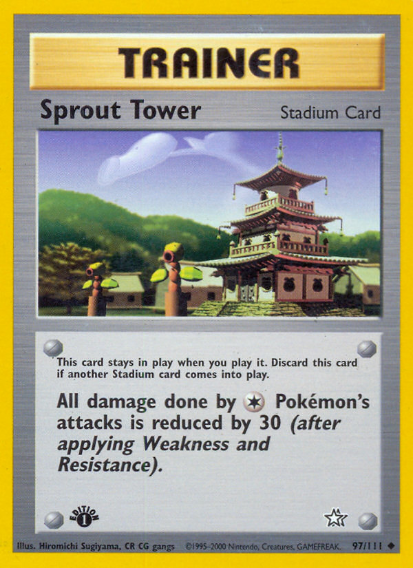 Sprout Tower (97/111) [Neo Genesis 1st Edition] | Silver Goblin