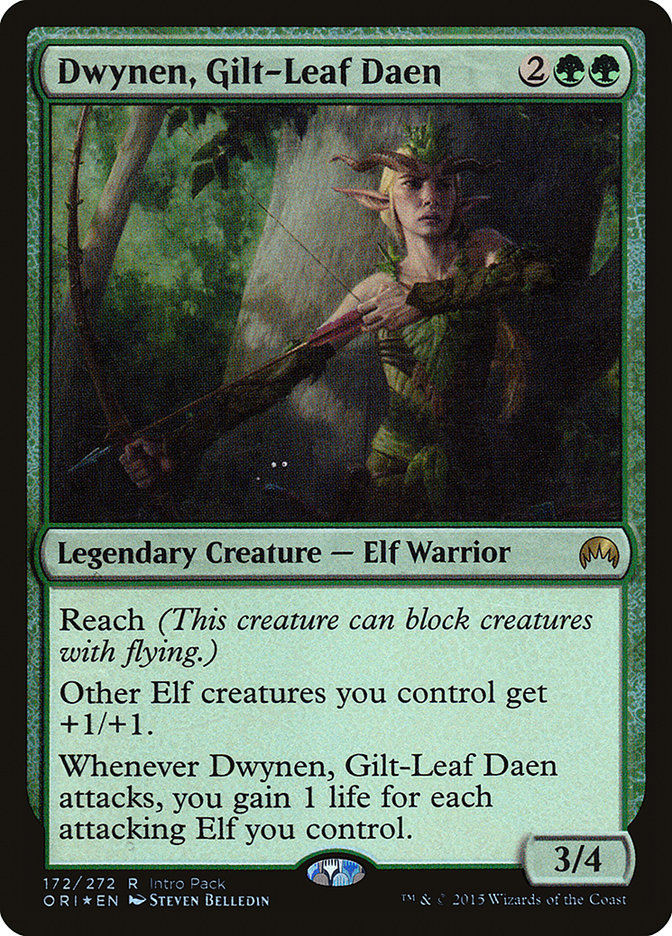 Dwynen, Gilt-Leaf Daen (Intro Pack) [Magic Origins Promos] | Silver Goblin
