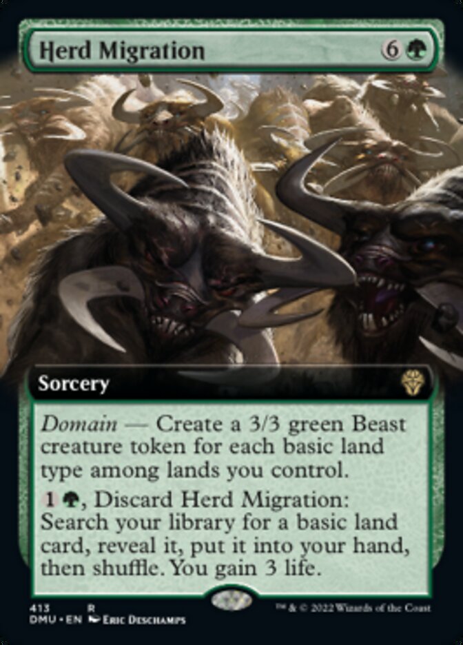 Herd Migration (Extended Art) [Dominaria United] | Silver Goblin