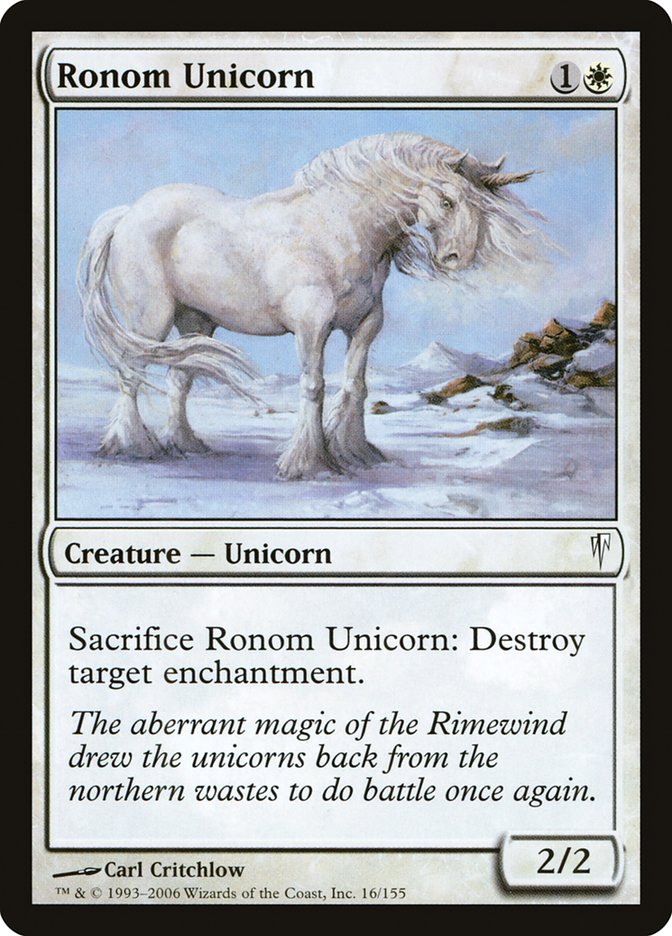 Ronom Unicorn [Coldsnap] | Silver Goblin