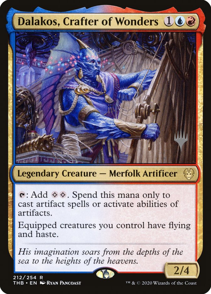 Dalakos, Crafter of Wonders (Promo Pack) [Theros Beyond Death Promos] | Silver Goblin