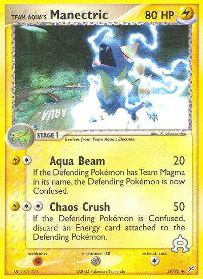 Team Aqua's Manectric (29/95) [EX: Team Magma vs Team Aqua] | Silver Goblin