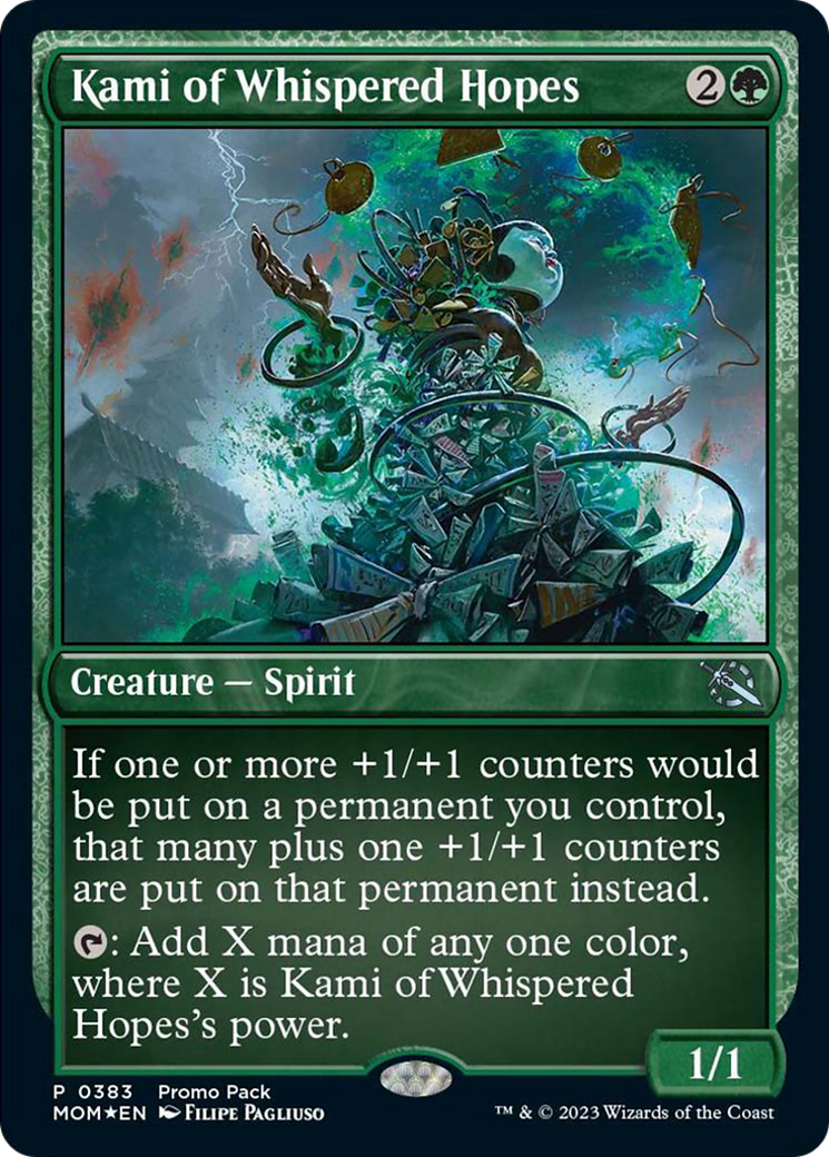Kami of Whispered Hopes (Promo Pack) [March of the Machine Promos] | Silver Goblin