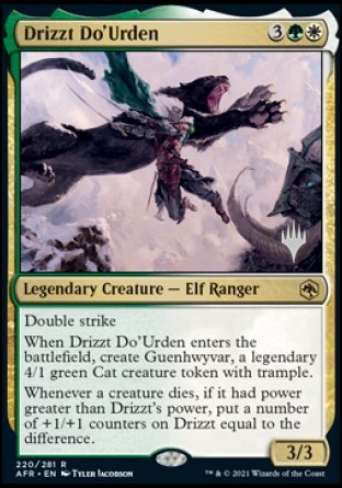 Drizzt Do'Urden (Promo Pack) [Dungeons & Dragons: Adventures in the Forgotten Realms Promos] | Silver Goblin