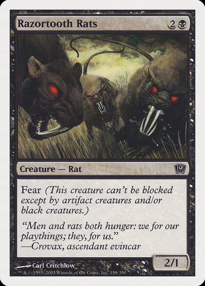 Razortooth Rats [Ninth Edition] | Silver Goblin