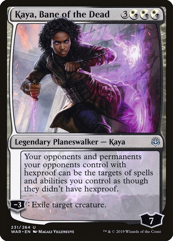 Kaya, Bane of the Dead [War of the Spark] | Silver Goblin