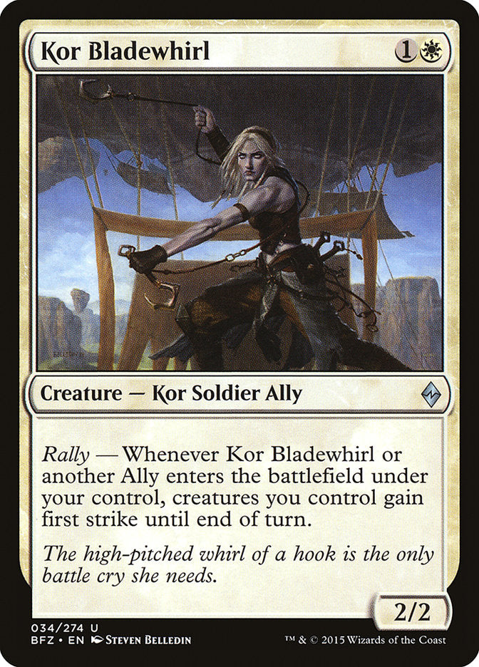 Kor Bladewhirl [Battle for Zendikar] | Silver Goblin