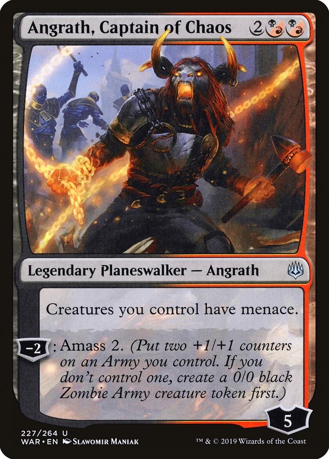 Angrath, Captain of Chaos [War of the Spark] | Silver Goblin