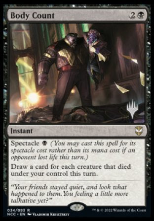 Body Count (Promo Pack) [Streets of New Capenna Commander Promos] | Silver Goblin