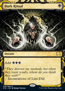 Dark Ritual (Foil Etched) [Strixhaven: School of Mages Mystical Archive] | Silver Goblin