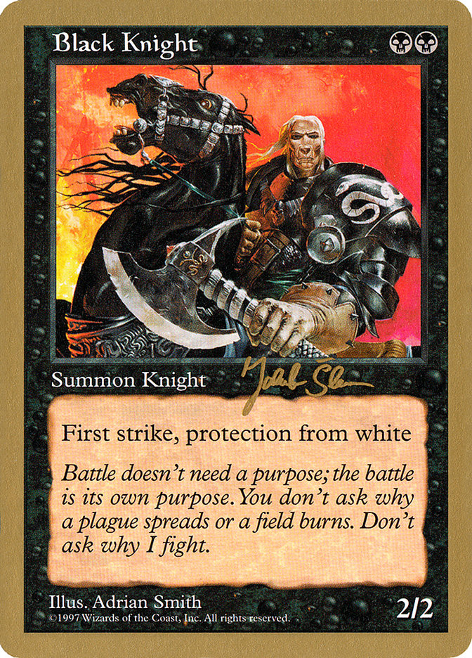 Black Knight (Jakub Slemr) [World Championship Decks 1997] | Silver Goblin