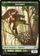 Demon // Squirrel Double-Sided Token [Double Masters Tokens] | Silver Goblin