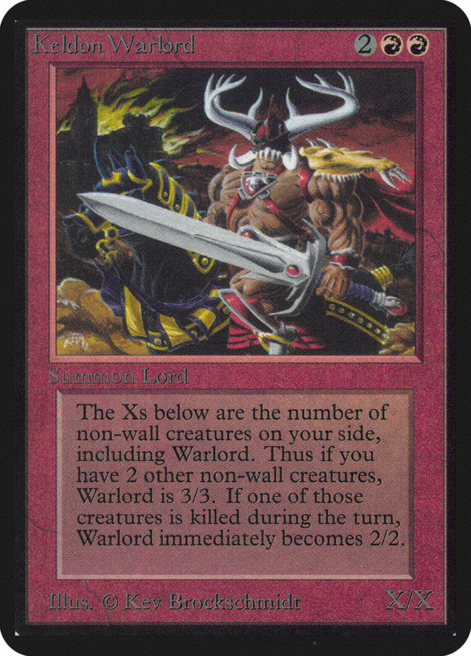 Keldon Warlord [Alpha Edition] | Silver Goblin