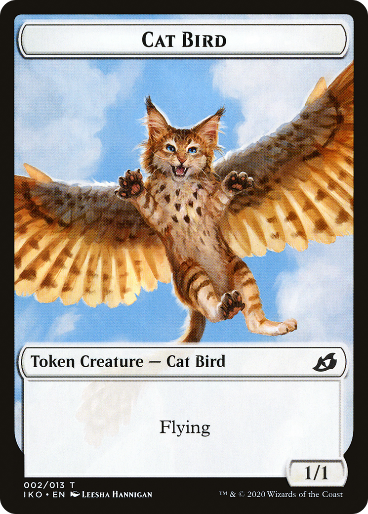 Cat Bird // Spirit Double-Sided Token [Starter Commander Decks] | Silver Goblin