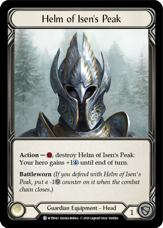 Helm of Isen's Peak [U-WTR042] (Welcome to Rathe Unlimited)  Unlimited Normal | Silver Goblin
