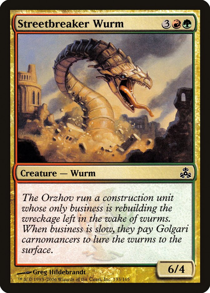 Streetbreaker Wurm [Guildpact] | Silver Goblin