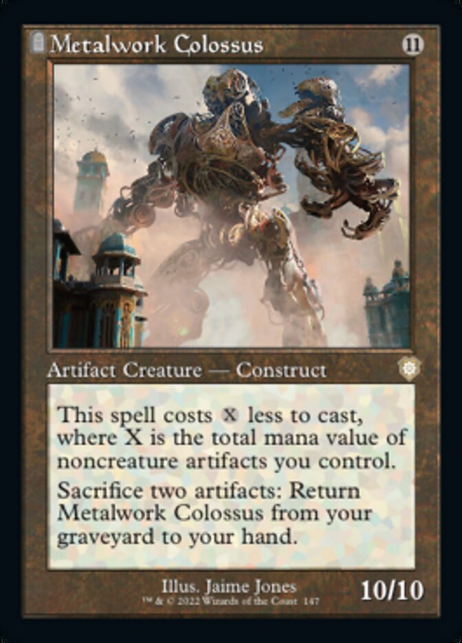 Metalwork Colossus (Retro) [The Brothers' War Commander] | Silver Goblin