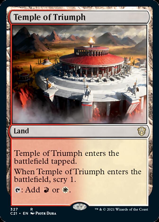 Temple of Triumph [Commander 2021] | Silver Goblin