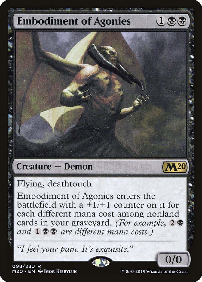 Embodiment of Agonies [Core Set 2020] | Silver Goblin