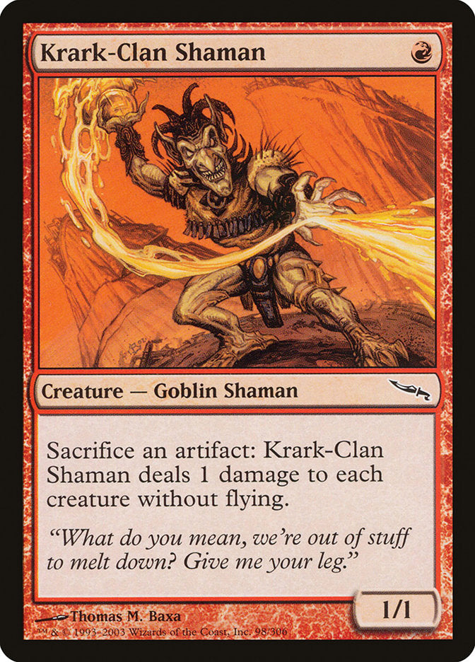 Krark-Clan Shaman [Mirrodin] | Silver Goblin